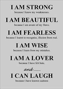 LIFE-INSPIRATIONAL-MOTIVATIONAL-QUOTE-POSTER-PRINT-I-AM-STRONG-BECAUSE