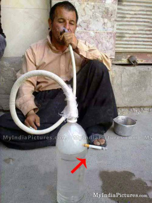 Funny Hookah Its Happen Only in India Jugaad