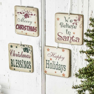 Small Holiday Sayings Ornament