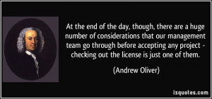 More Andrew Oliver Quotes