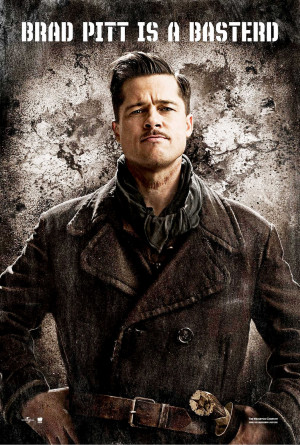 Brad Pitt Inglourious Basterds Poster