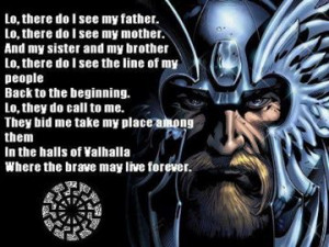 viking death prayer