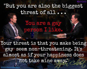Your Threat Is That You Make Being Gay Seem Non-Threatening 25 of 32