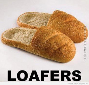 Funny Pictures - Loafers made out of bread