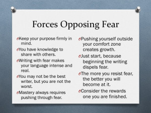 list of fear quotes to remind you to push through fear
