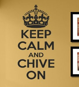 KCCO keep calm and chive on Vinyl Wall Decals Quotes Sayings Words Art ...