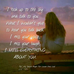 miss you ♥ Mama Papa Aunt Nana Aunt Carol Uncle Nick Rita Margaret ...
