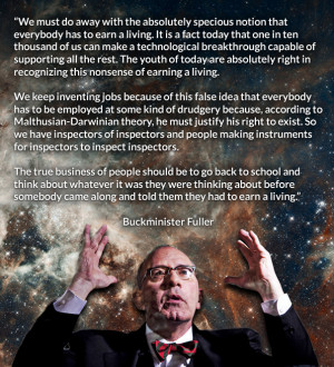 Buckminster Fuller's romantic lie