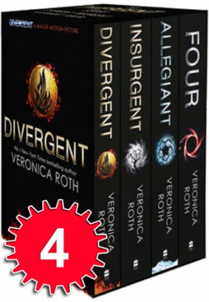 ... Divergent series are 1.Divergent, 2. Insurgent, 3. Allegiant, 4.Four