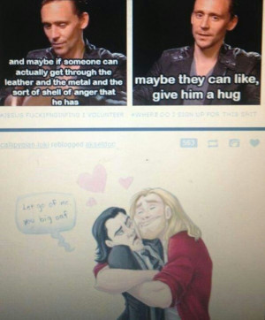 Funny Loki Quotes From Thor 2 Awwww loki and thor :)