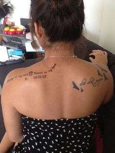 ... tattoo back tattoos watercolor tattoo, canva tattoo, quote tattoos