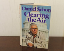Vintage 1st Edition Daniel Schorr 1977 Book 'Cleaning the Air' (E1576)