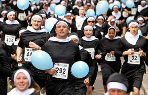 London Sister Act Nun Run