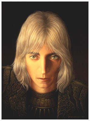 mick ronson acrylic on canvas painted by george underwood mick ronson ...