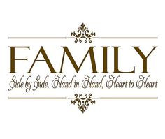 ... Family Wall Quote Lettering Vinyl Decals 22h x 36w QT0106 via Etsy