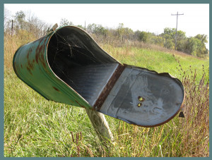 Cobweb mailbox