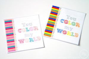 Simple & Fun Colored Pencil Teacher Gift
