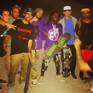 Lil Wayne Goes Skating At Griffith Park In Los Angeles With The ...
