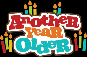 Another Year Older SVG scrapbook title birthday svg file for ...