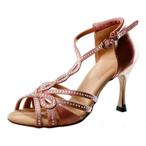 Home » DAISY Latin Salsa Dance Shoes Tan Return to Previous Page