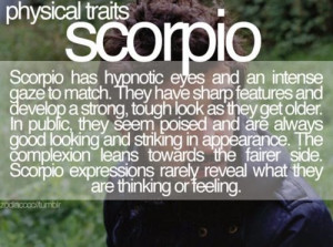 Scorpio Physical Traits:
