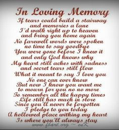 In loving memory of my Dad. It has been 14 years .... Yet it feels ...