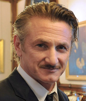 ... Sean Penn at the Government House in Buenos Aires on February 13, 2012