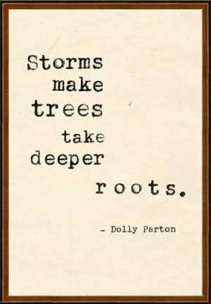 Dolly quote about storms