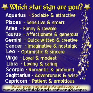 What star sign are you?
