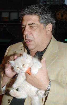 VINCENT PASTORE ATTENDS MEOW MIX ACADEMY SCHOOL PARTY IN NEW YORK