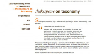 screen shot, block quotes on UXtraordinary