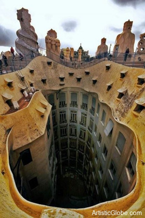 Gaudi’s Casa Mila, Barcelona