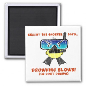 Snarky the Snorkel - Retro Magnets