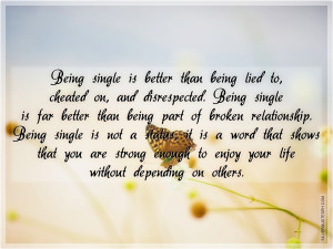 Being Single Quotes HD Wallpaper 29