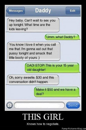 Funny sexting dad fail