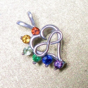 Polyamory Jewelry Bejeweled infinity heart - polyamory jewelry ...