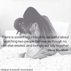 There is something innocently beautiful about watching two people ...