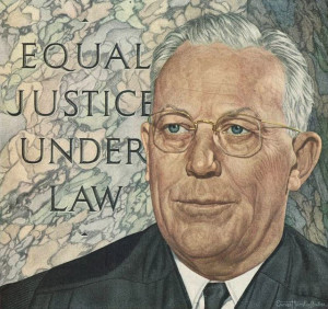 Chief Supreme Court Justice Earl Warren 1953 TIME cover art by Ernest ...