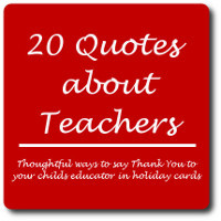 Teacher Quotes for Holiday Cards