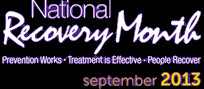 National Alcohol & Drug Addiction Recovery Month 2014