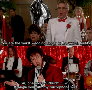 adam sandler wedding singer love stinks animated GIF