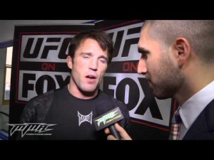 CHAEL SONNEN ANGRY GOES CRAZY WITH ARIEL HELWANI FOX 2 PRE FIGHT