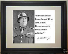 General George S. Patton WWII Autograph Quote 8 x 10 Photo Picture # ...