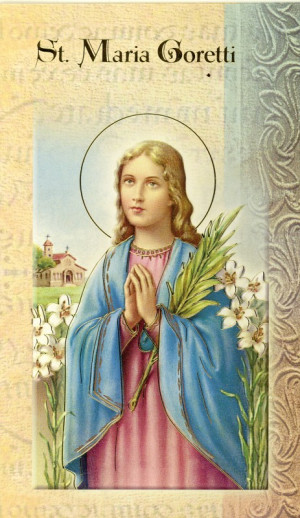 St. Maria Goretti Biography Card (500-028) (F5-486)