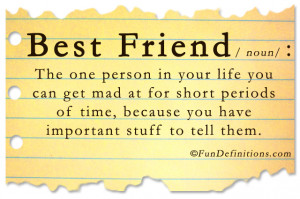 Funny definitions -best friends