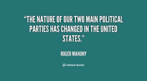 The nature of our two main political parties has changed in the United ...