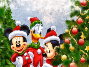 Merry Christmas Micky Mouse HD Wallpapers Free Download