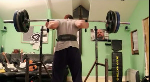 Thread: using straps to low bar squat