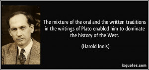 The mixture of the oral and the written traditions in the writings of ...