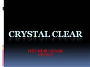 Crystal Clear-- Quotes